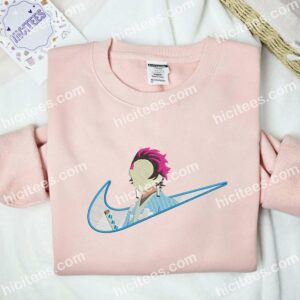 Tanjiro No Face Demon Slayer Anime Embroidered Shirt 2 Tanjiro No Face Demon Slayer Anime Embroidered Shirt 4