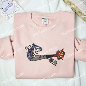 Tanjiro Side Face Demon Slayer Anime Embroidered Shirt