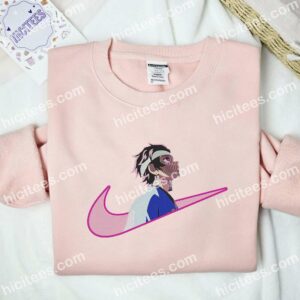 Tanjiro Side Profile Demon Slayer Anime Embroidered Shirt