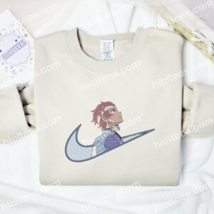 Tanjiro Side Profile Demon Slayer Anime Embroidered Shirt 1 Tanjiro Side Profile Demon Slayer Anime Embroidered Shirt 3 1