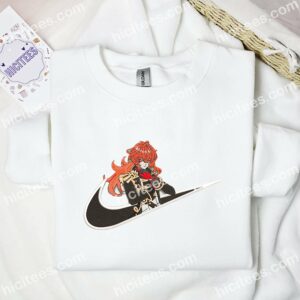 Diluc Ragnvindr Genshin Impact Anime Embroidered Shirt 1 Diluc Ragnvindr Genshin Impact Anime Embroidered Shirt 3