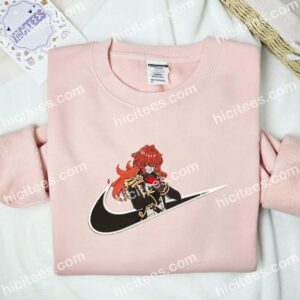 Diluc Ragnvindr Genshin Impact Anime Embroidered Shirt 2 Diluc Ragnvindr Genshin Impact Anime Embroidered Shirt