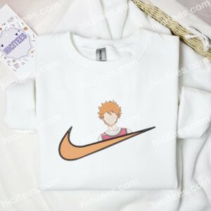 Hinata No Face Haikyuu Anime Embroidered Shirt 1 Hinata No Face Haikyuu Anime Embroidered Shirt 3