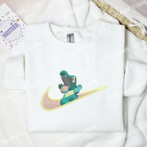 Totodile Pokemon Anime Embroidered Shirt 1 Totodile Pokemon Anime Embroidered Shirt 3 1