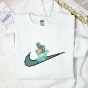 Totodile Pokemon Anime Embroidered Shirt 1 Totodile Pokemon Anime Embroidered Shirt 3