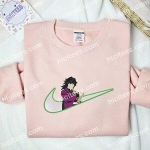 Tomioka Giyuu No Face Demon Slayer Anime Embroidered Shirt