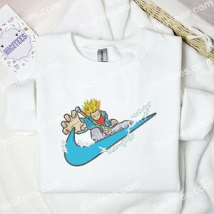 Trunks Super Saiyan 2 Dragon Ball Anime Embroidered Shirt 1 Trunks Super Saiyan 2 Dragon Ball Anime Embroidered Shirt 3