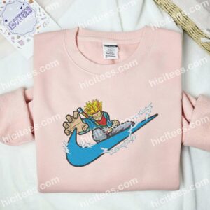 Trunks Super Saiyan 2 Dragon Ball Anime Embroidered Shirt 2 Trunks Super Saiyan 2 Dragon Ball Anime Embroidered Shirt