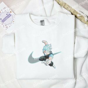 Vegeta Super Saiyan Blue Dragon Ball Anime Embroidered Shirt 1 Vegeta Super Saiyan Blue Dragon Ball Anime Embroidered Shirt 3 1