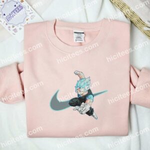 Vegeta Super Saiyan Blue Dragon Ball Anime Embroidered Shirt 2 Vegeta Super Saiyan Blue Dragon Ball Anime Embroidered Shirt 1