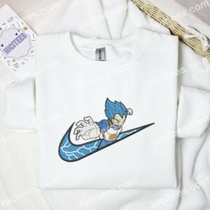 Vegeta Super Saiyan Lightning Dragon Ball Anime Embroidered Shirt 1 Vegeta Super Saiyan Lightning Dragon Ball Anime Embroidered Shirt 3 2