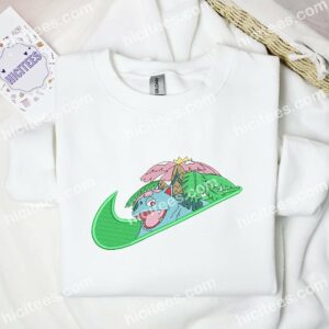 Venusaur Pokemon Anime Embroidered Shirt 1 Venusaur Pokemon Anime Embroidered Shirt 3