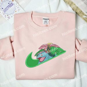 Venusaur Pokemon Anime Embroidered Shirt 2 Venusaur Pokemon Anime Embroidered Shirt
