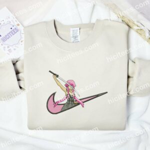 Gasai Yuno Future Diary Anime Embroidered Shirt 2 Gasai Yuno Future Diary Anime Embroidered Shirt
