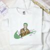 Roronoa Zoro One Piece Anime Embroidered Shirt
