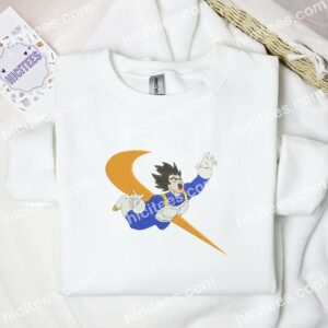 Vegeta Flying Dragon Ball Anime Embroidered Shirt 1 Vegeta Flying Dragon Ball Anime Embroidered Shirt 3