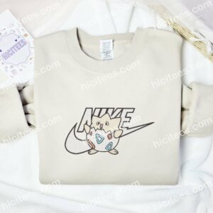 Togepi Pokemon Anime Embroidered Shirt