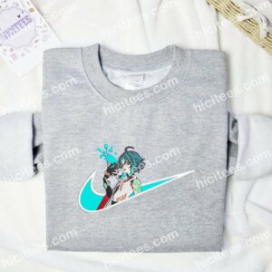 Xiao Genshin Impact Anime Embroidered Shirt 3