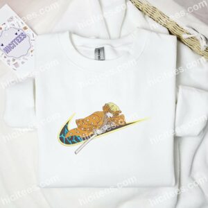 Zenitsu Thunder Breathing Demon Slayer Anime Embroidered Shirt 3 1