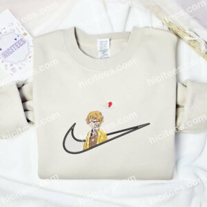 Zenitsu Sad Demon Slayer Anime Embroidered Shirt