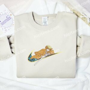 Zenitsu Thunder Breathing Demon Slayer Anime Embroidered Shirt 1