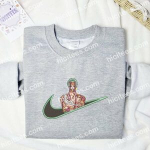 Zoro Injured One Piece Anime Embroidered Shirt 1 Zoro Injured One Piece Anime Embroidered Shirt 3