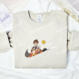 Zhongli Genshin Impact Anime Embroidered Shirt