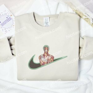 Zoro Injured One Piece Anime Embroidered Shirt 2 Zoro Injured One Piece Anime Embroidered Shirt