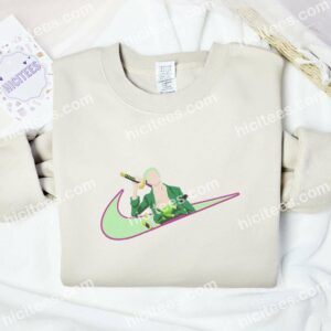 Zoro One Piece Anime Embroidered Shirt 1 Zoro No Face One Piece Anime Embroidered Shirt 3