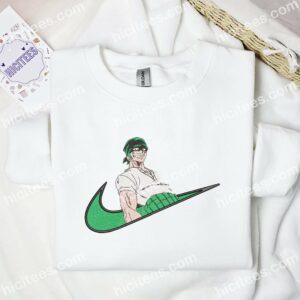 Zoro Serious One Piece Anime Embroidered Shirt 2 Zoro Serious One Piece Anime Embroidered Shirt