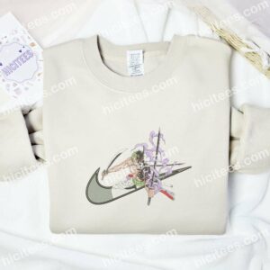 Zoro Three Swords Style One Piece Anime Embroidered Shirt 1 Zoro Three Swords Style One Piece Anime Embroidered Shirt 3 5