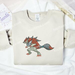 Zoroark Pokemon Anime Embroidered Shirt 2 Zoroark Pokemon Anime Embroidered Shirt