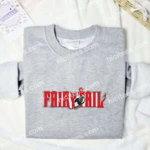 Fairy Tail Anime Embroidered Shirt 1 Fairy Tail Anime Embroidered Shirt 3