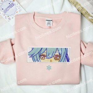 Eula Eyes Genshin Impact Anime Embroidered Shirt