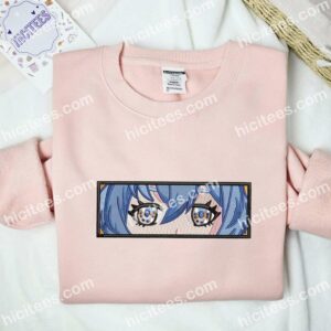 Ganyu Eyes Genshin Impact Anime Embroidered Shirt 2 Ganyu Eyes Genshin Impact Anime Embroidered Shirt 1