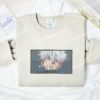 Satoru Gojo Face Jujutsu Kaisen Anime Embroidered Shirt