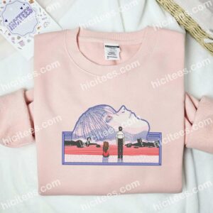 The End Of Neon Genesis Evangelion Anime Embroidered Shirt 2 The End Of Neon Genesis Evangelion Anime Embroidered Shirt