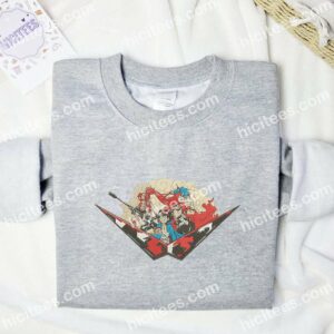 Gurren Lagann Anime Embroidered Shirt 1 Gurren Lagann Anime Embroidered Shirt 3