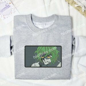 Gyutaro Demon Slayer Anime Embroidered Shirt 3 1