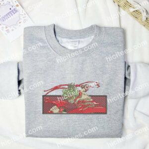 Gyutaro Demon Slayer Anime Embroidered Shirt 3 2