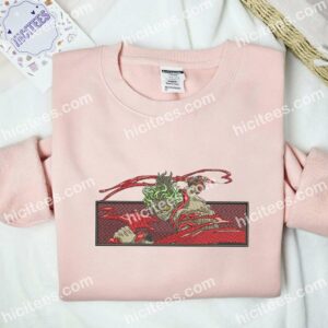Gyutaro Demon Slayer Anime Embroidered Shirt 4