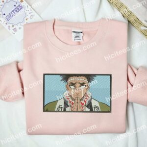 Himejima Crying Demon Slayer Anime Embroidered Shirt 2 Himejima Crying Demon Slayer Anime Embroidered Shirt