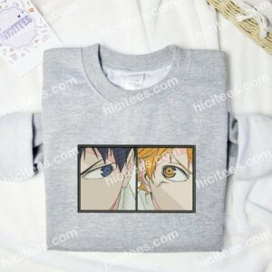 Hinata And Kageyama Eyes Haikyuu Anime Embroidered Shirt 1 Hinata And Kageyama Eyes Haikyuu Anime Embroidered Shirt 3