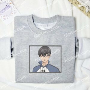 Kageyama Tobio Haikyuu Anime Embroidered Shirt 1 Kageyama Tobio Haikyu Anime Embroidered Shirt 3