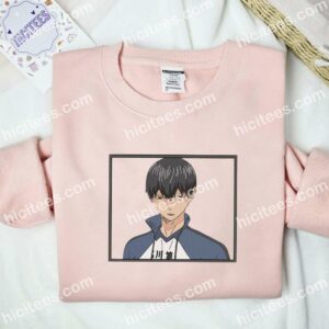Kageyama Tobio Haikyuu Anime Embroidered Shirt 2 Kageyama Tobio Haikyu Anime Embroidered Shirt