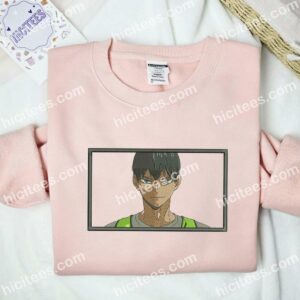 Kageyama Tobio Haikyu Anime Embroidered Shirt 2 Kageyama Tobio Haikyu Anime Embroidered Shirt 1