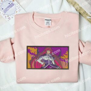 Rias Gremory High School DxD Anime Embroidered Shirt 2 Rias Gremory High School DxD Anime Embroidered Shirt