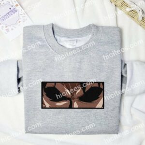 Angry Eyes Anime Embroidered Shirt 1 Angry's Eyes Anime Embroidered Shirt 3