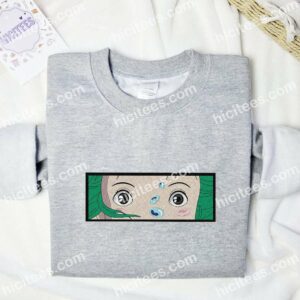 Chihiro Eyes Spirited Away Anime Embroidered Shirt 1 Chihiro Eyes Spirited Away Anime Embroidered Shirt 3