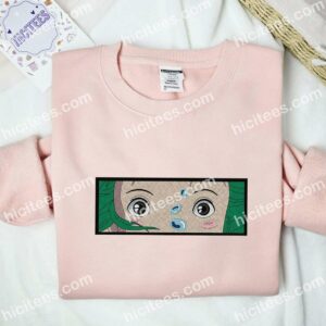 Chihiro Eyes Spirited Away Anime Embroidered Shirt 2 Chihiro Eyes Spirited Away Anime Embroidered Shirt